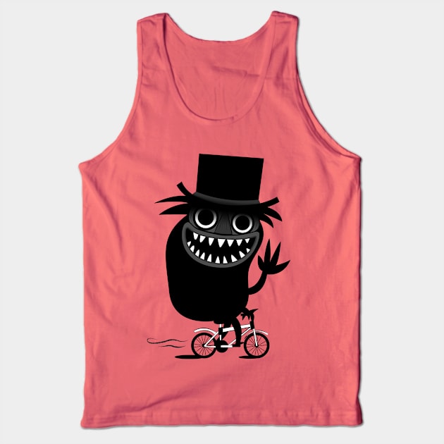 Babadook Likes Bicycle Tank Top by Plan8